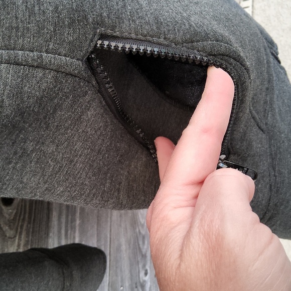 Steve Madden Charcoal Zip-Up Jacket Size Small Petite 7/8 - Picture 4 of 9